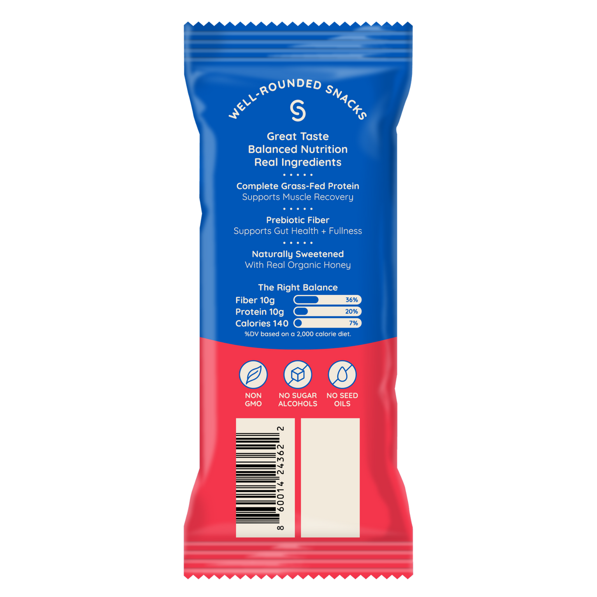 Strawberry Peanut Butter Protein + Fiber Bites